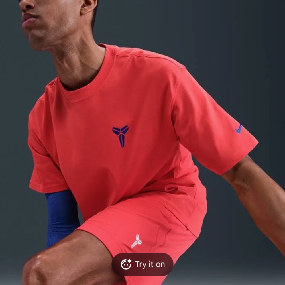 Nike Dri-Fit Kobe Bryant Red Basketball Shorts